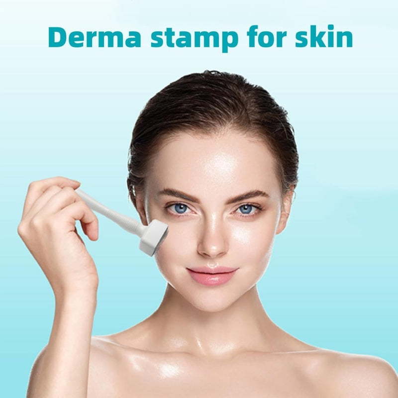 Microneedles Derma Roller - Microneedling Stamp 0.25 Mm, Micro Needle Skin Care Tool For Men And Women Home Use
