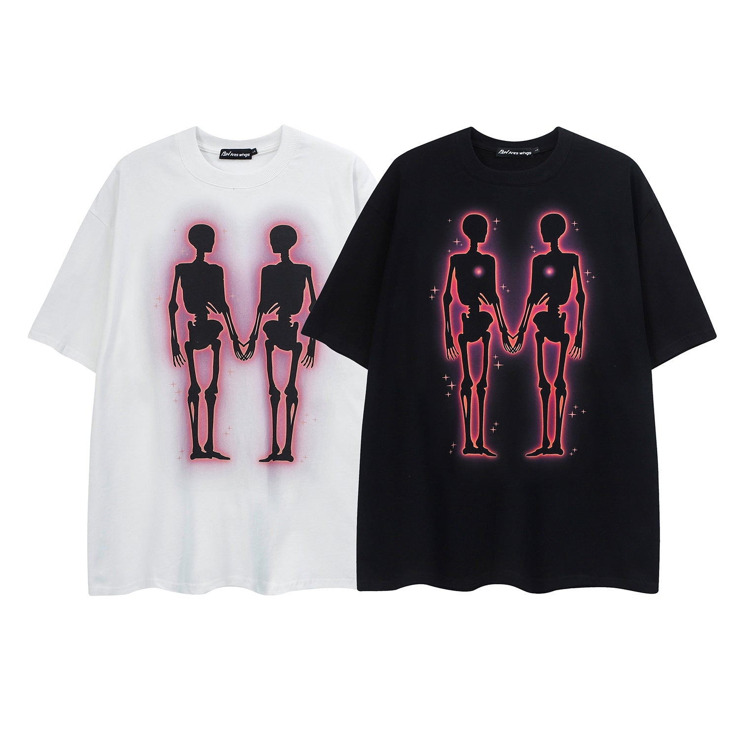 Men's Vintage Loose Print T-shirt
