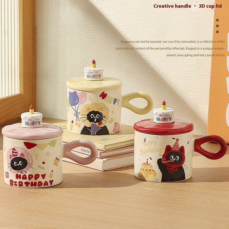 Gift Box With Hand Gift Birthday Gift Breakfast Cup