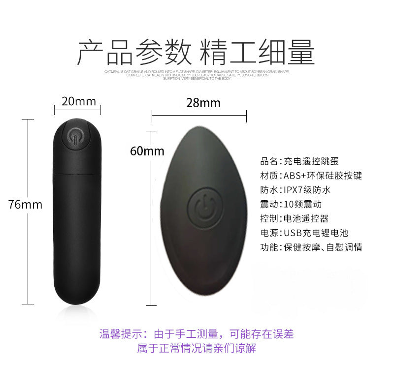 10 Modes Remote Control Bullet Vibe For Women, Rechargeable Portable Intimate Personal Massager With Adjustable Wearable Panties, Female Personal Wellness Device
