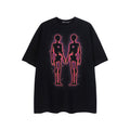 Men's Vintage Loose Print T-shirt