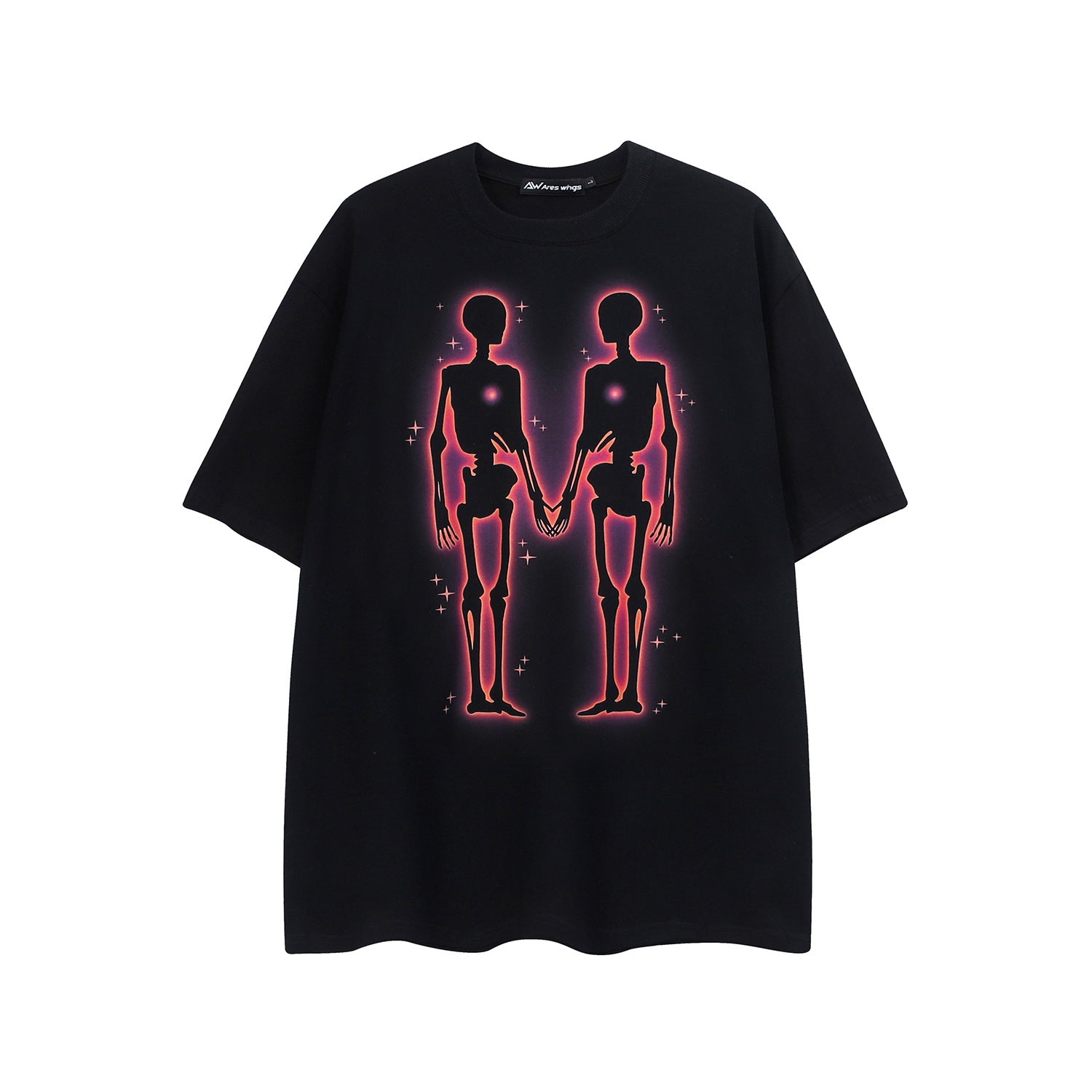 Men's Vintage Loose Print T-shirt